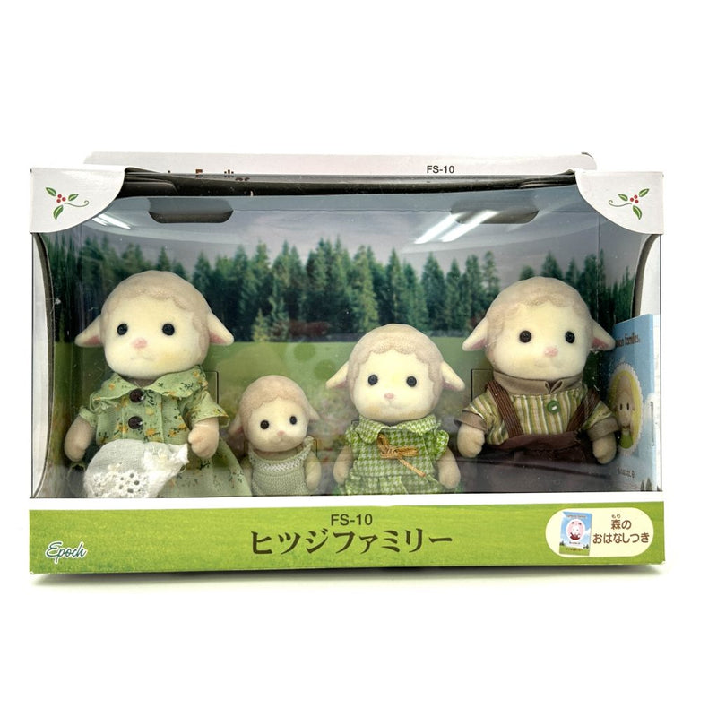 [Used] Sylvanian Fmailies SHEEP FAMILY 2012 Retired Rare Epoch Japan Sylvanian Families