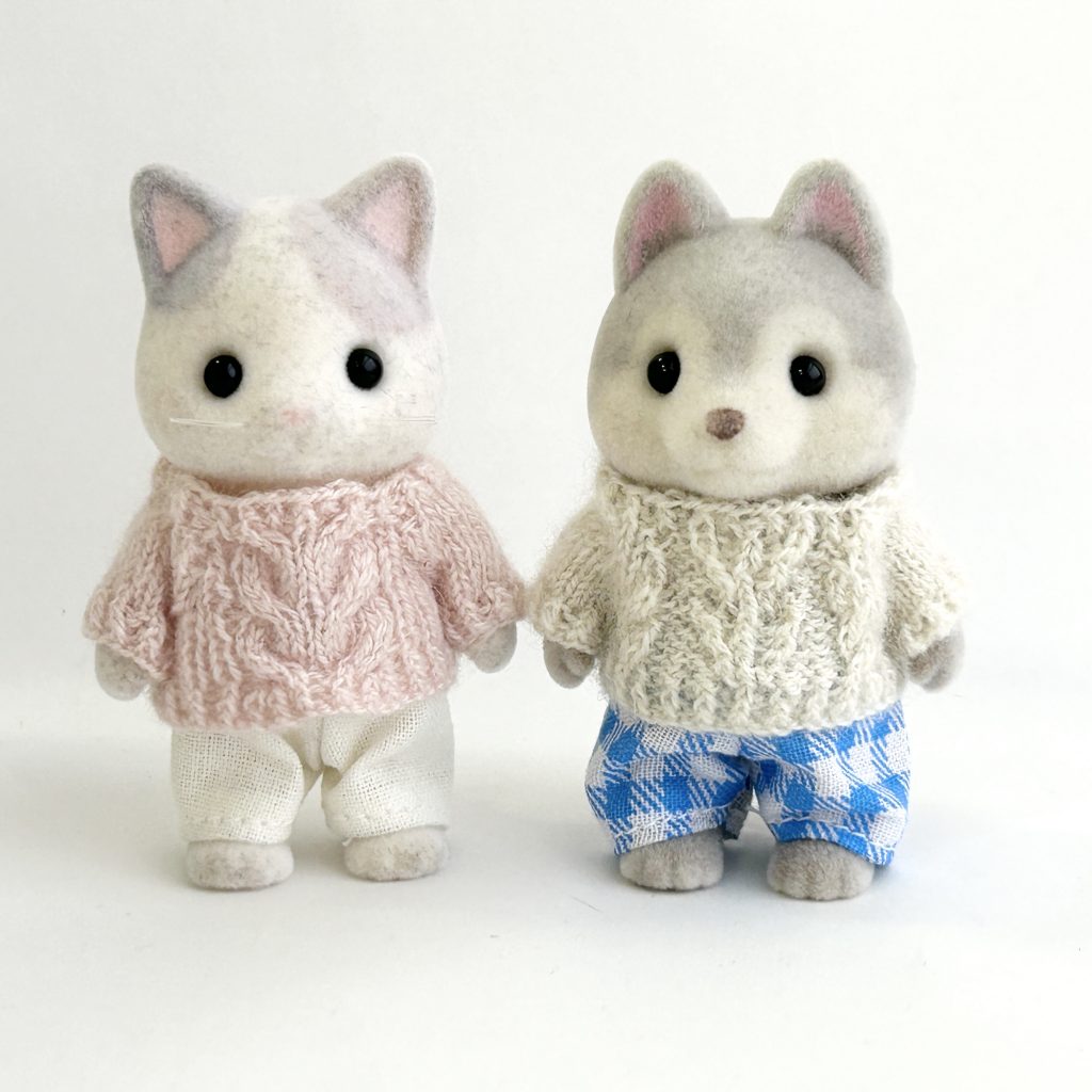 Aran Sweater Set D Handmade