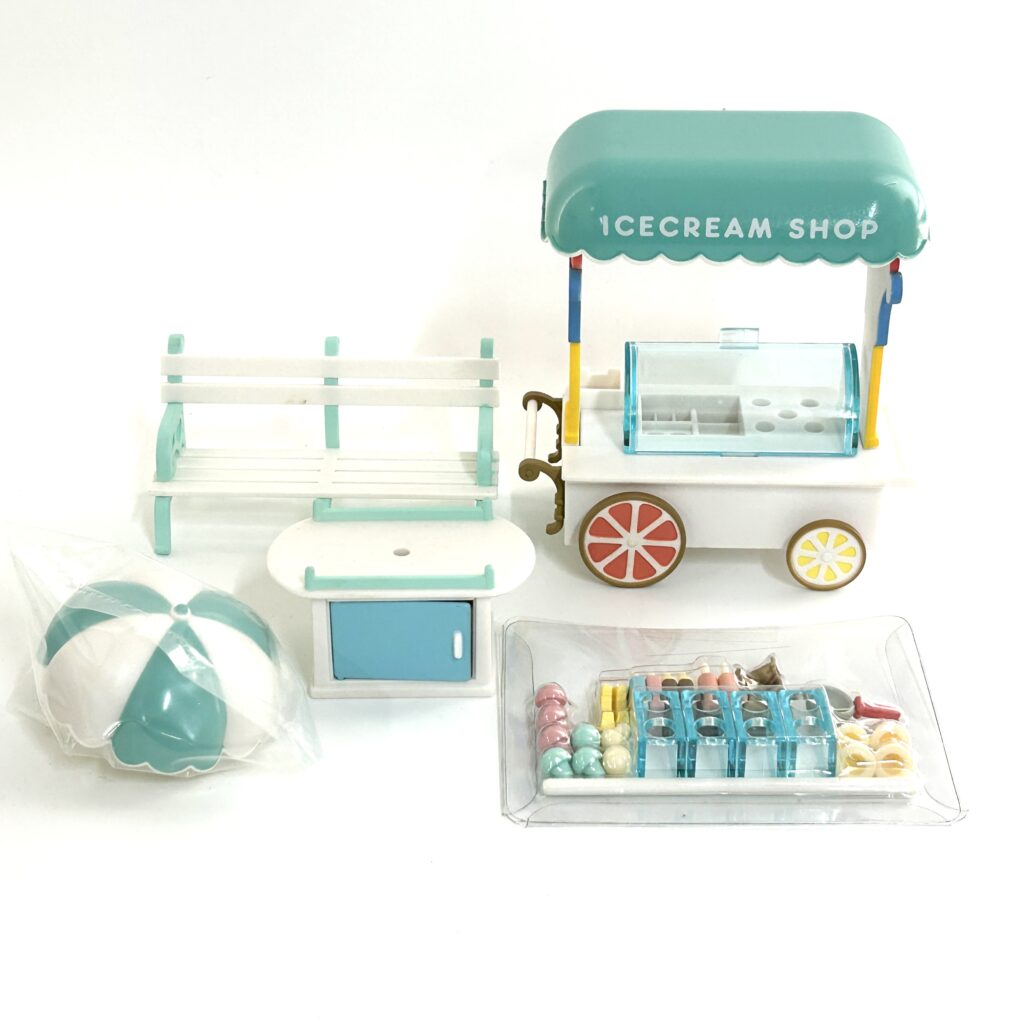 [used] Vintage Ice Cream Shop 1998 MI-01 Sylvanian Families Calico Critters