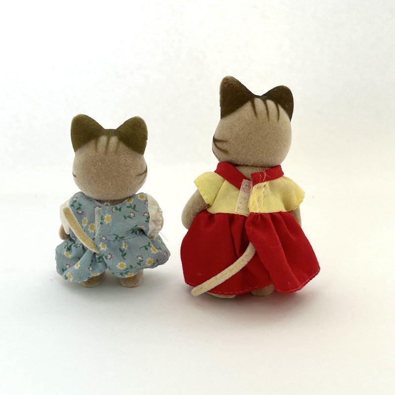 [Used] STRIPED CAT MOTHER GIRL Japan Epoch Sylvanian Families