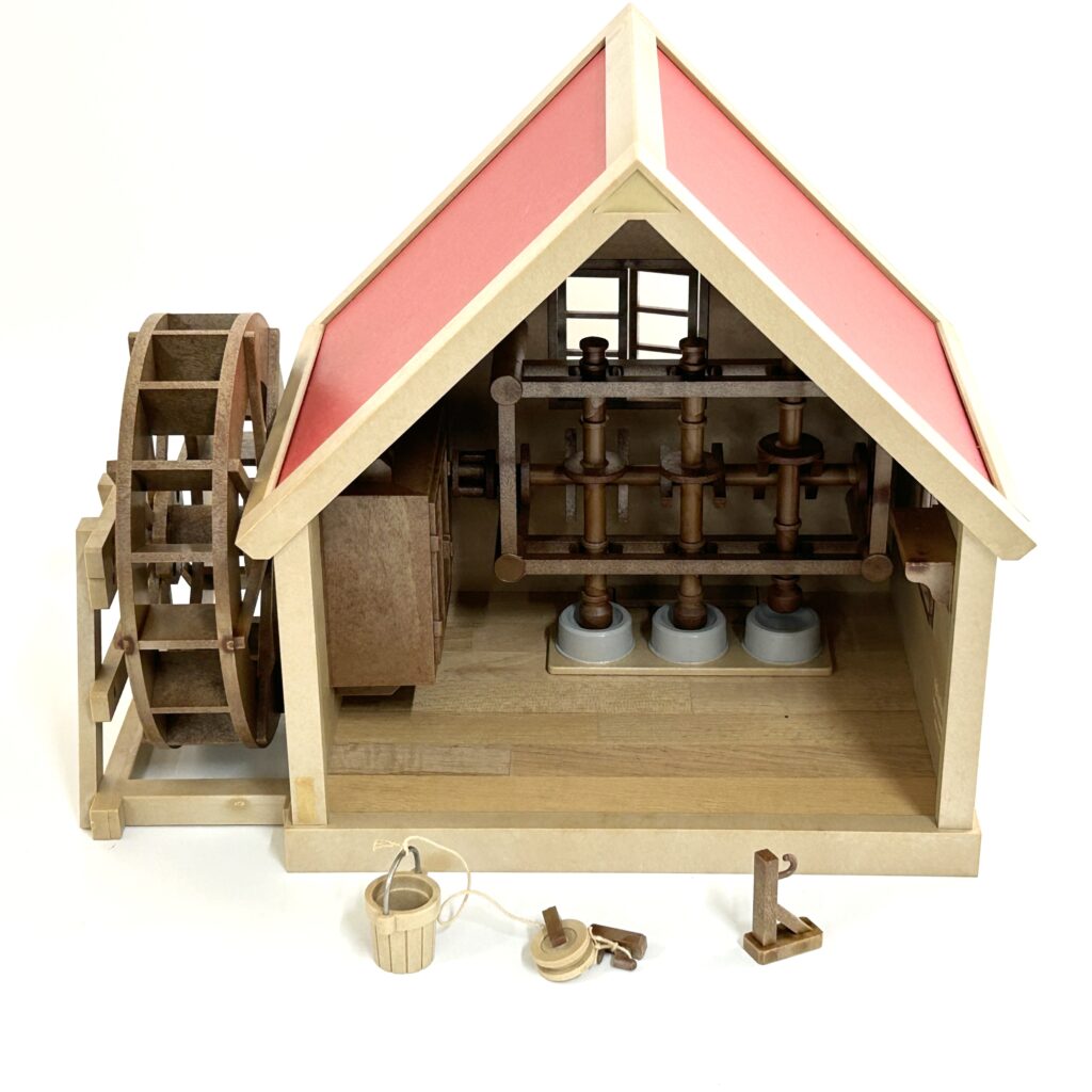 [used] Vintage Village Water Mill House Sylvanian Families Calico Critters
