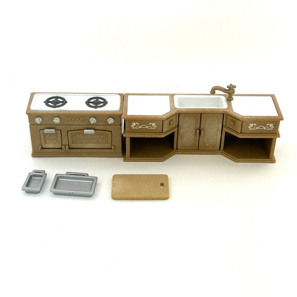 [Used] KITCHEN SET KA-411 Japan Epoch Sylvanian Families