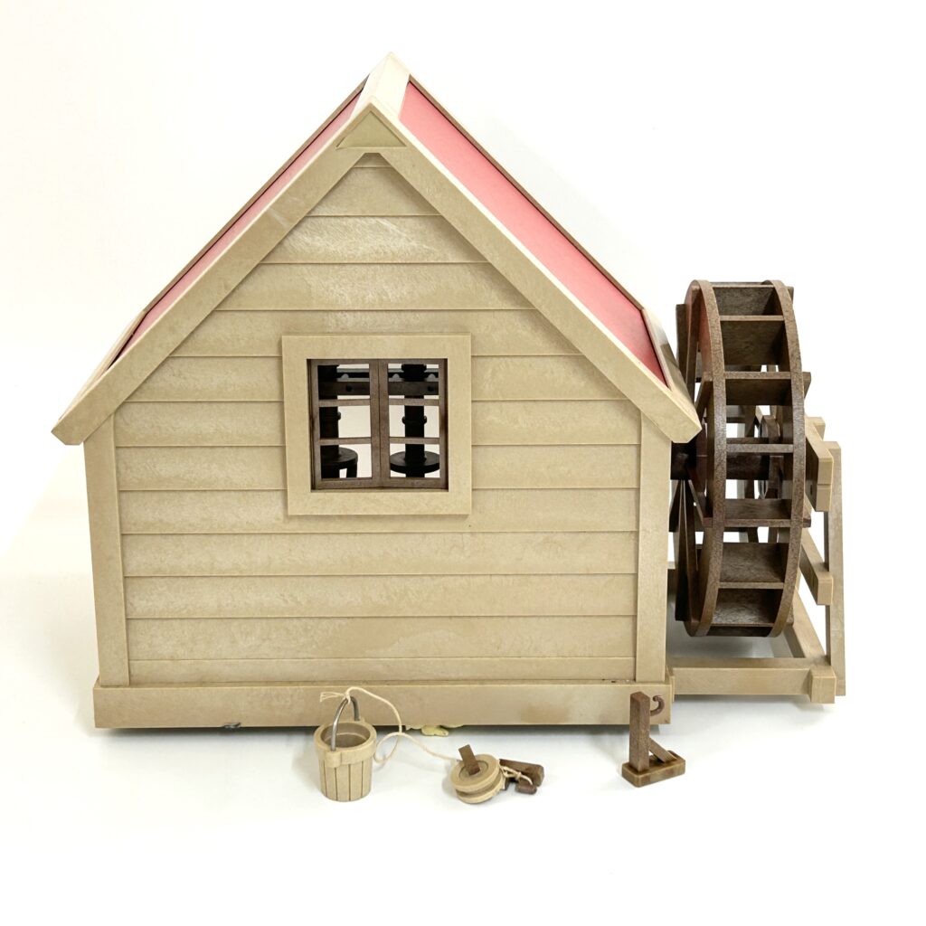 [used] Vintage Village Water Mill House Sylvanian Families Calico Critters