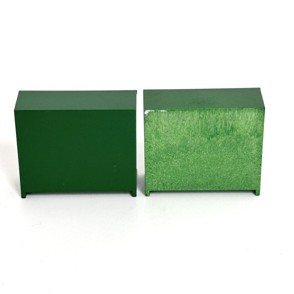 [used] Vintage Green Bookshelf and Chest of Drawers Sylvanian Families Calico Critters