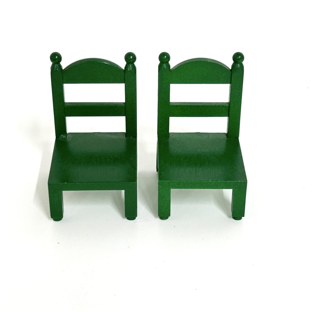 [used] Vintage Green Chair Sylvanian Families Calico Critters