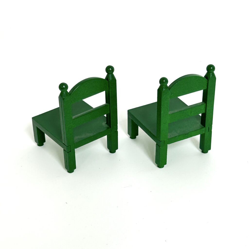 [used] Vintage Green Chair Sylvanian Families Calico Critters