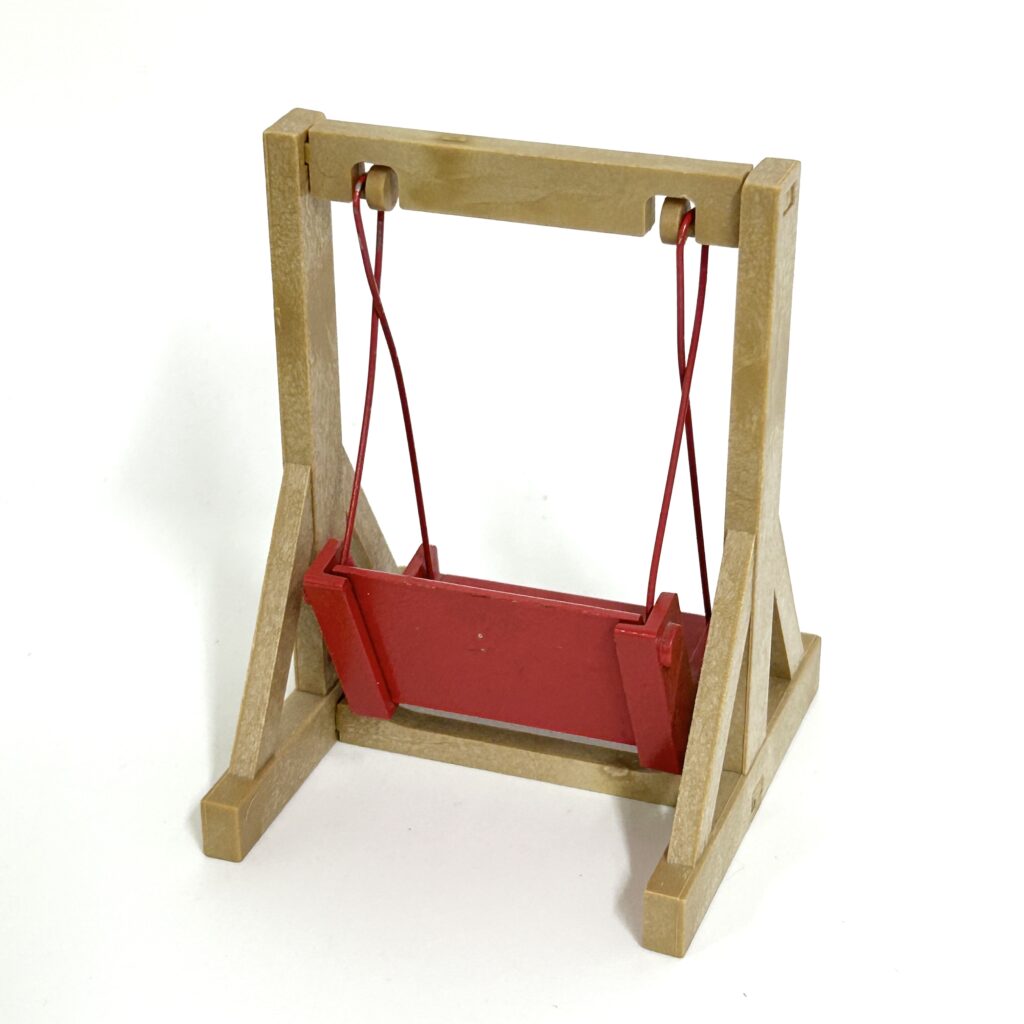 [used] Vintage Red Swing Sylvanian Families Calico Critters