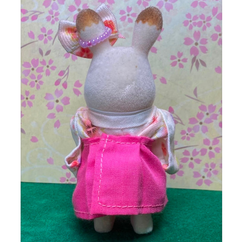 HANDMADE PINK SAKURA HAKAMA FOR BIG SISTER Epoch Japan Calico Does not apply