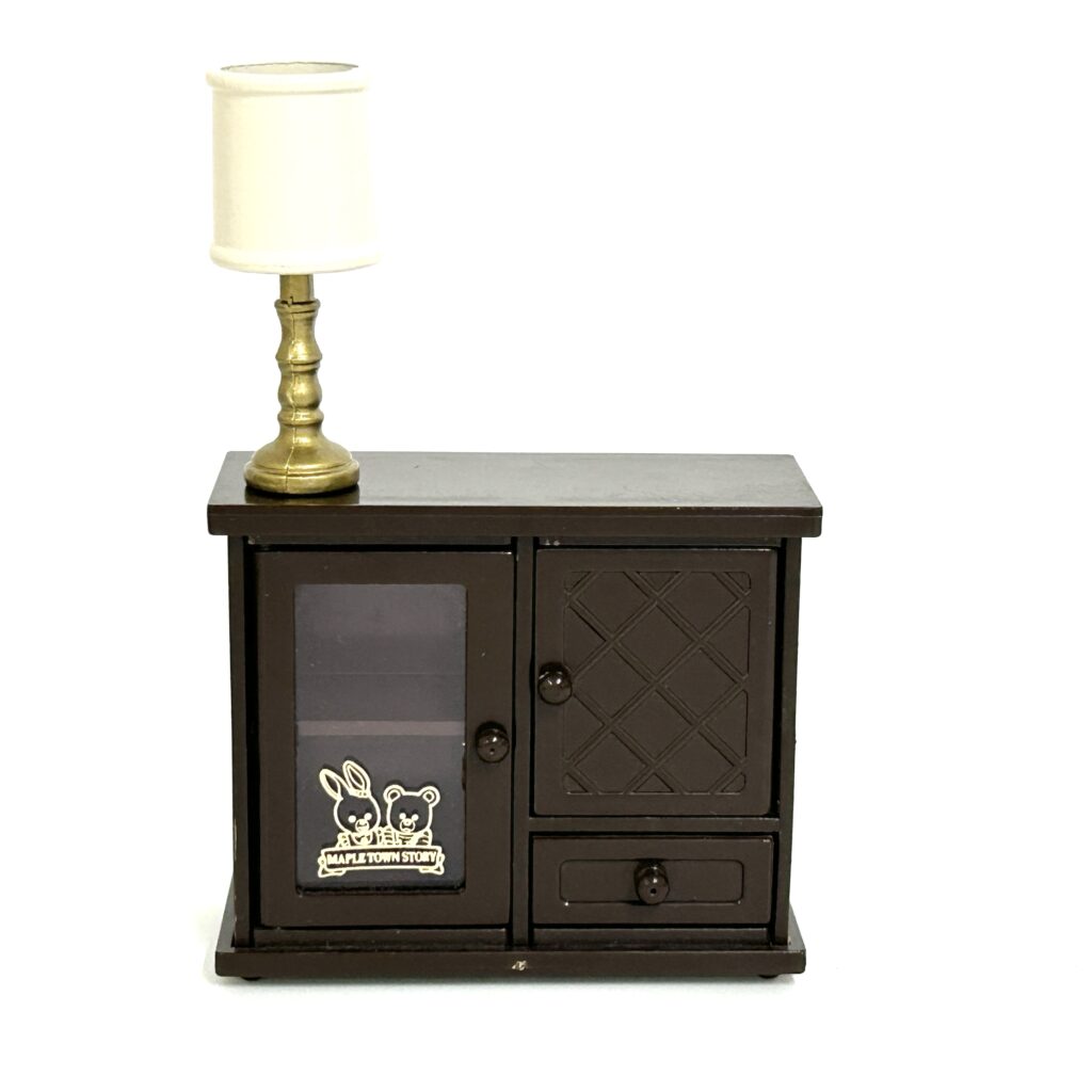 [used] Shelf and Lamp Maple Town
