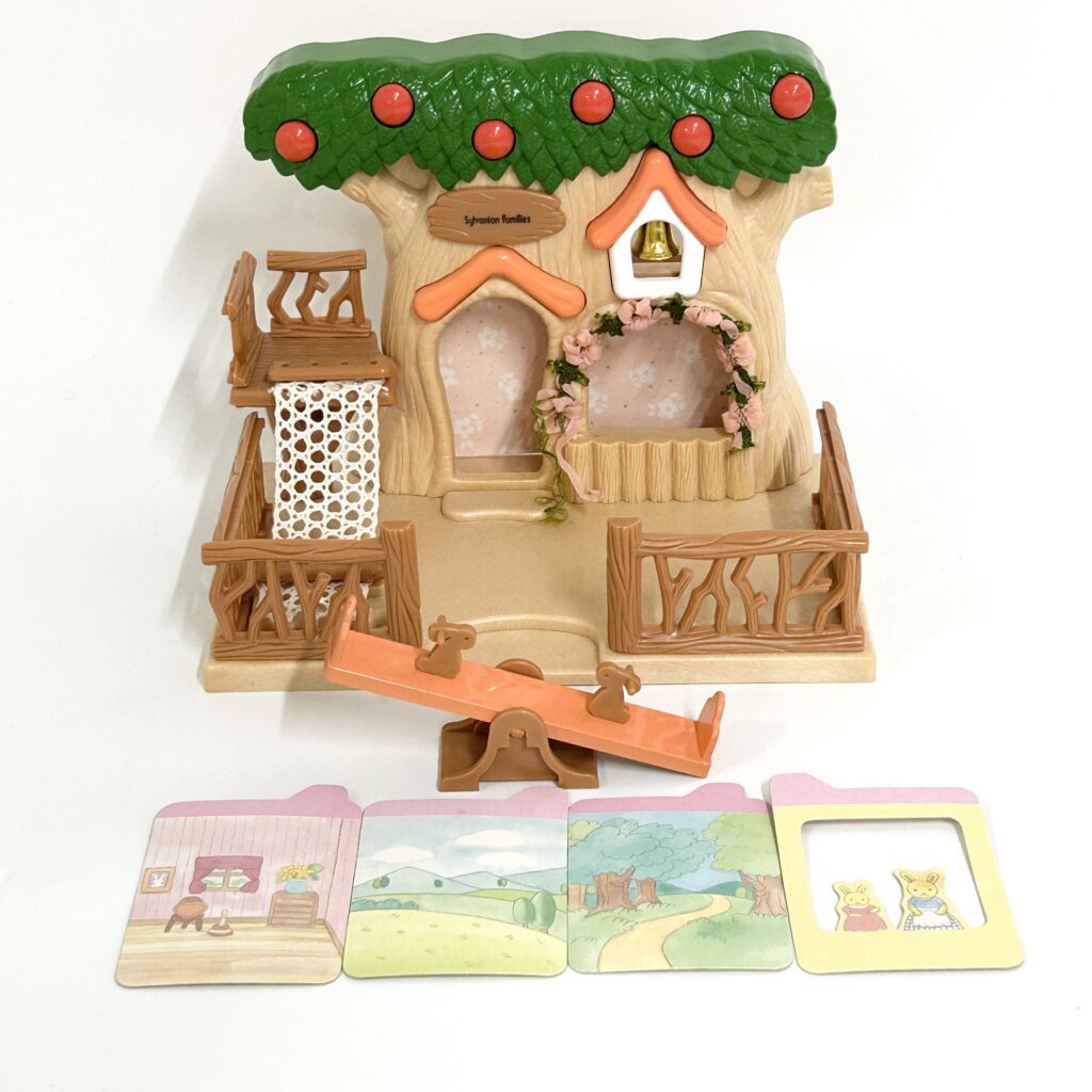[used] Vintage Let's Play In The Forest Babies 1992 KO-19 Sylvanian Families Calico Critters