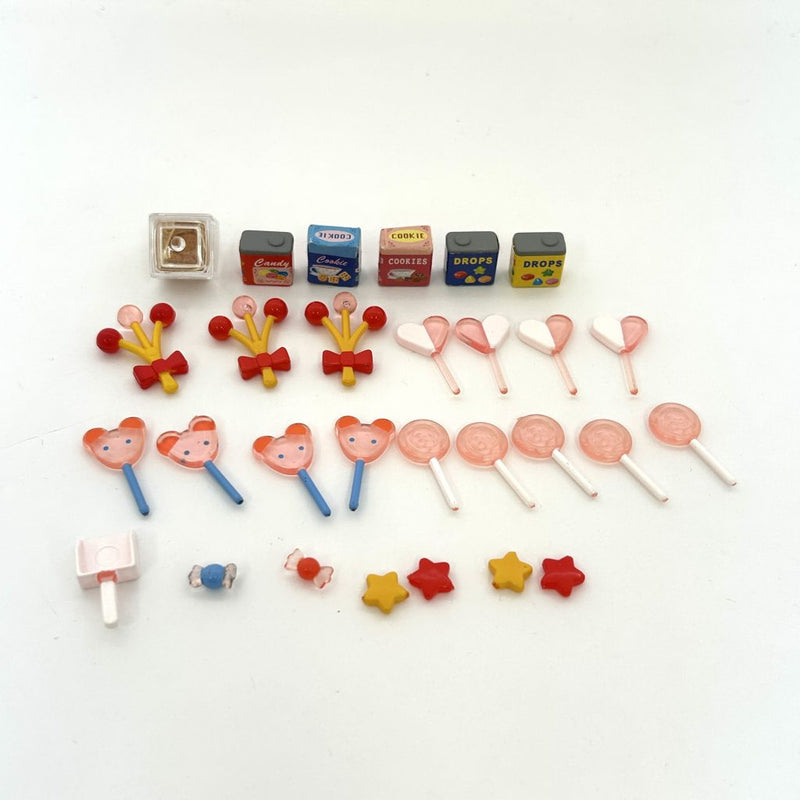 [Used] SMALL PARTS FOR CANDY WAGON SET Epoch Japan Calico Sylvanian Families