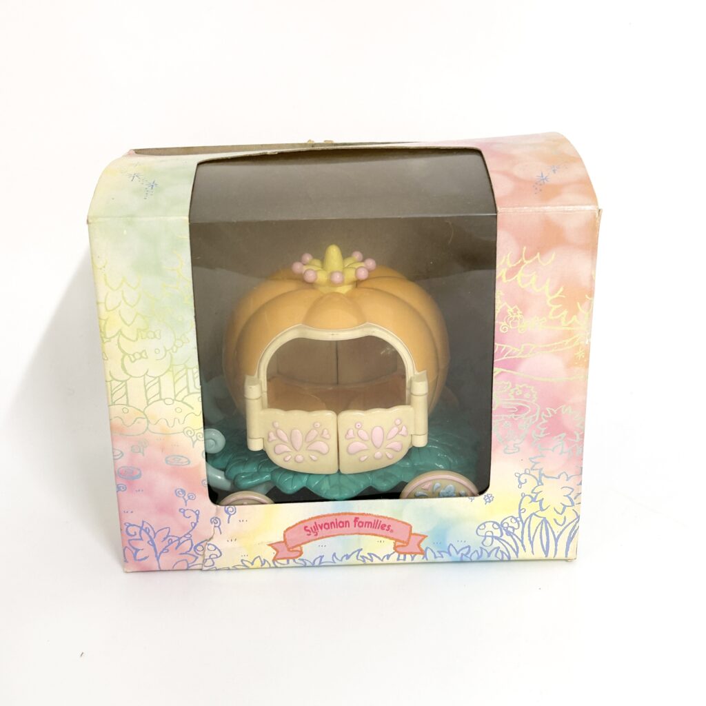 [used] Vintage Misty Forest Pumpkin Carriage 1996 F-05 Sylvanian Families Calico Critters
