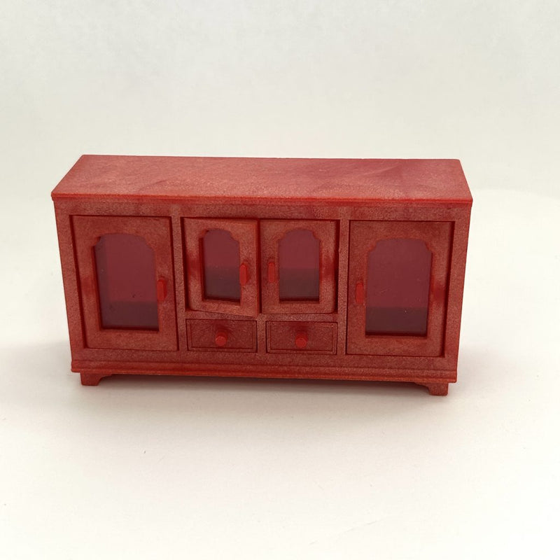 [Used] RED SIDEBOARD Epoch Japan Calico Sylvanian Families