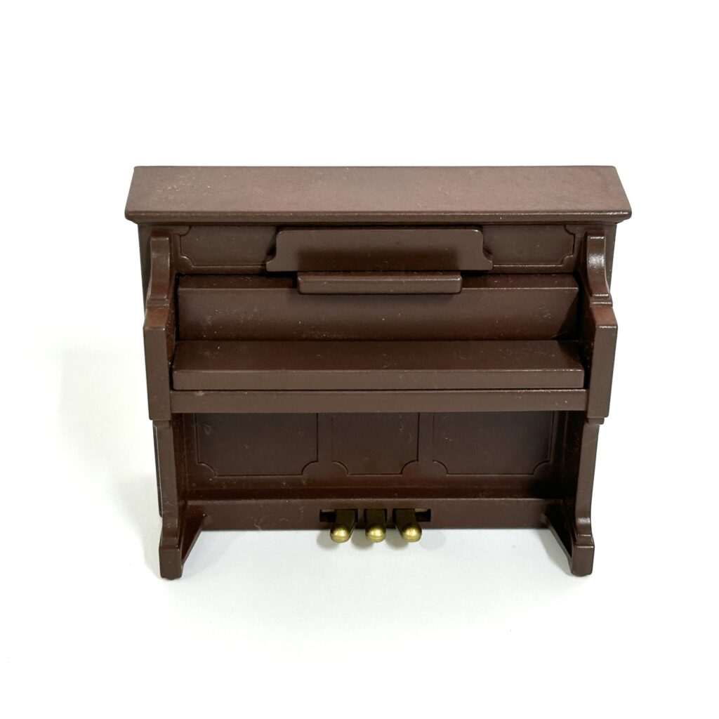 [used] Vintage Brown Upright Piano Set 1996 KA-72 Sylvanian Families Calico Critters