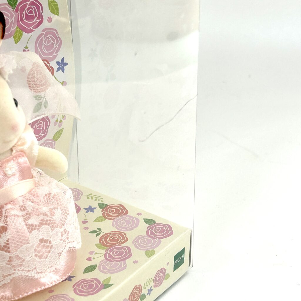 [used] Chocolate Rabbit Wedding Bride & Groom Pink 2019 14149 Sylvanian Families Calico Critters