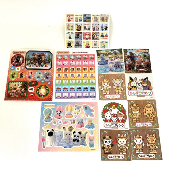 STICKER SET C Calico Clitters Sylvanian Families