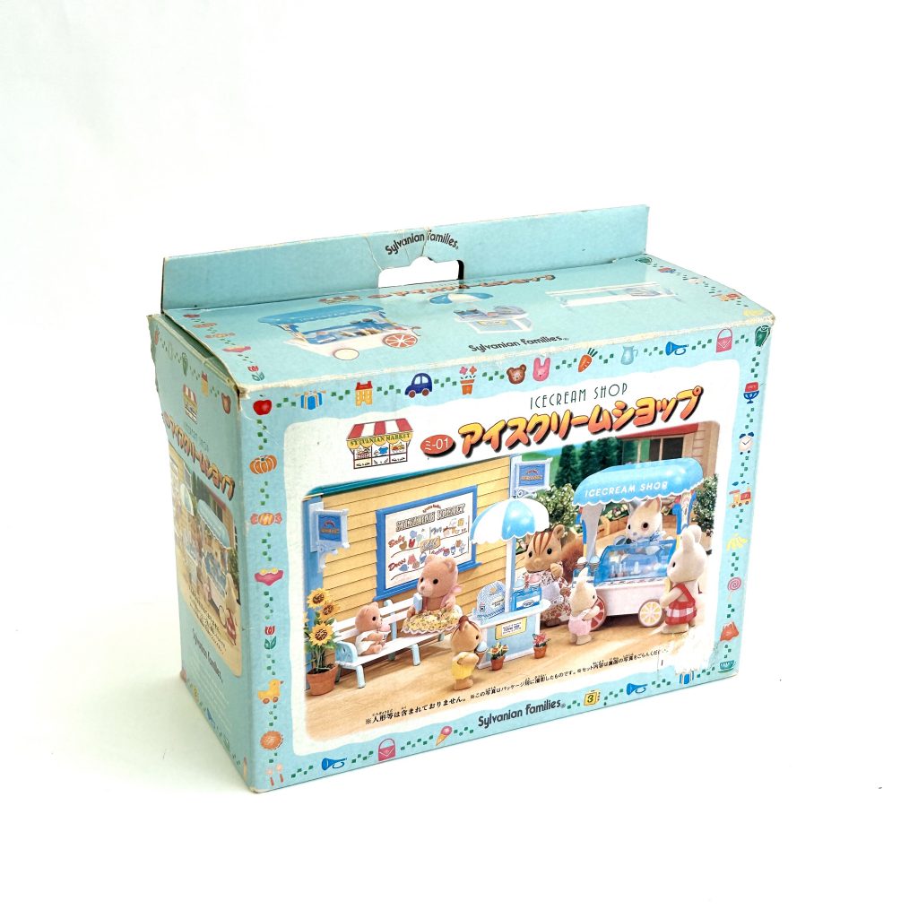 [used] Vintage ICECREAM SHOP MI-01 Japan Sylvanian Families 1998 MI-01 Sylvanian Families Calico Critters