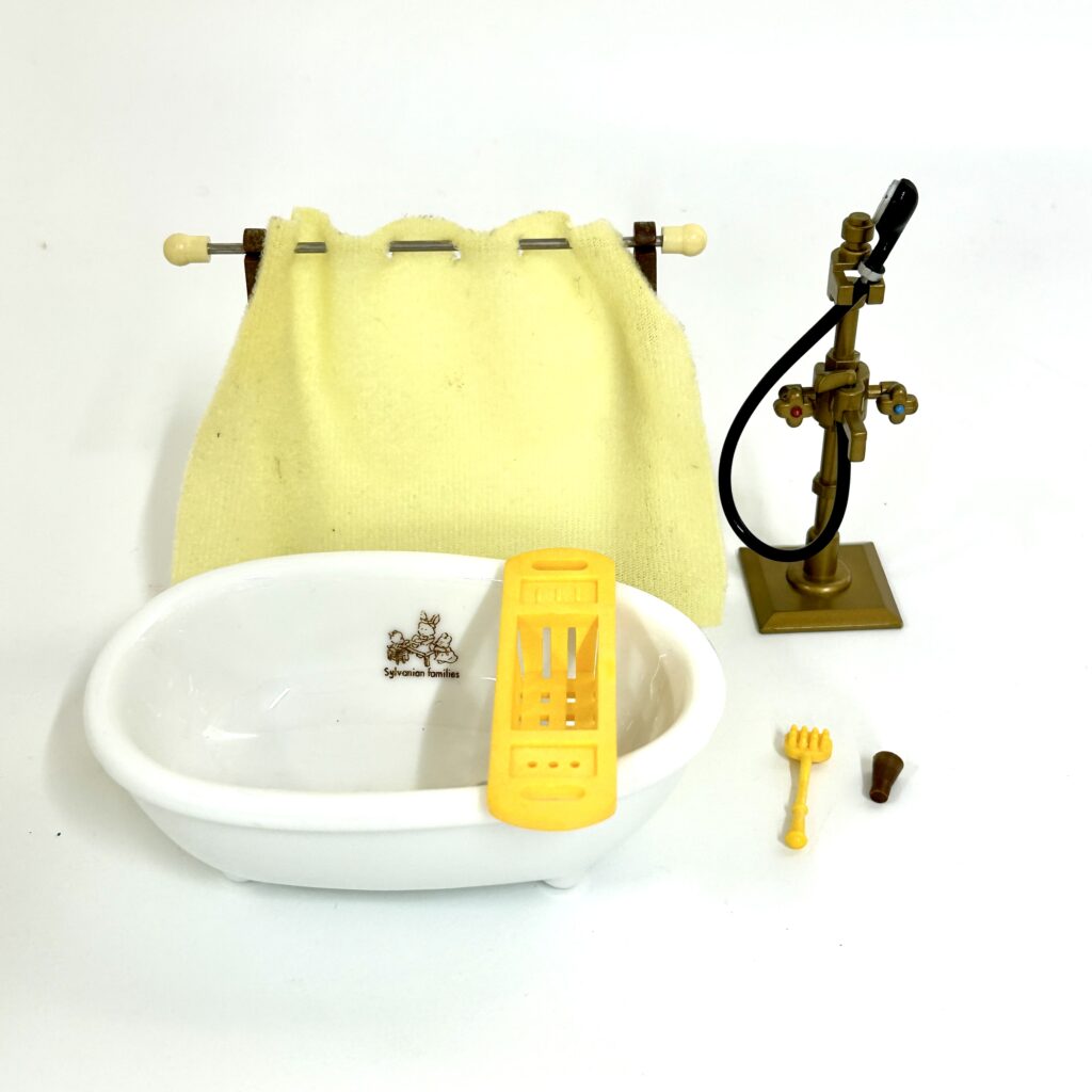 [used] Bathroom Set Sylvanian Families Calico Critters