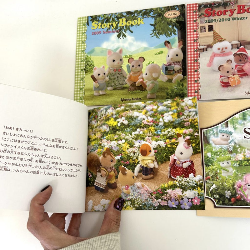 [Used] STORY BOOK SET 2009 & 2010 Calico Clitters Sylvanian Families