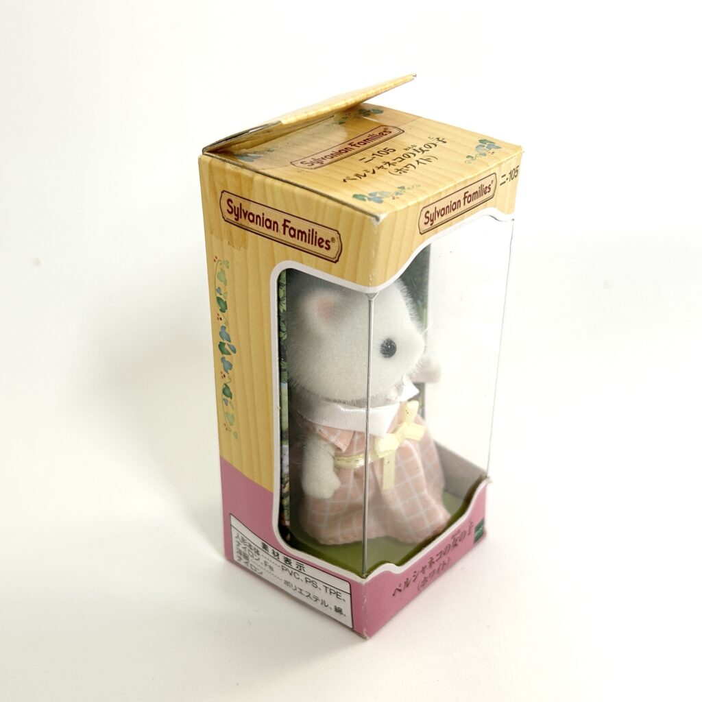 [used] Persian Cat Girl White NI-105 Sylvanian Families Calico Critters