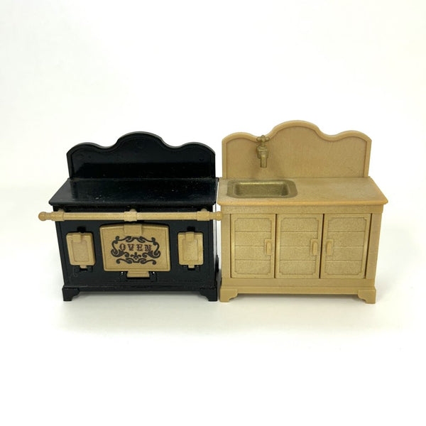 [Used] URBAN LIFE OVEN SET A-02 Japan Sylvanian Families