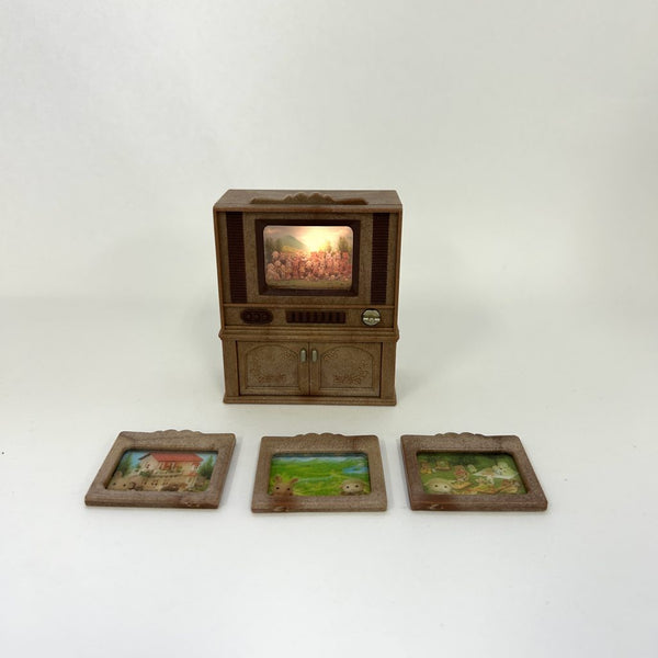 [Used] TELEVISION (TV) SET FOR LIVING ROOM KA-516 Sylvanian Families