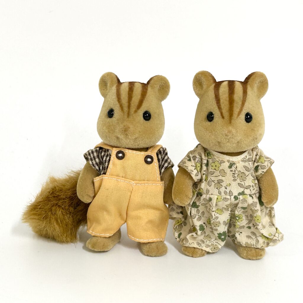 [used] Squirrel Father Mother Sylvanian Families Calico Critters