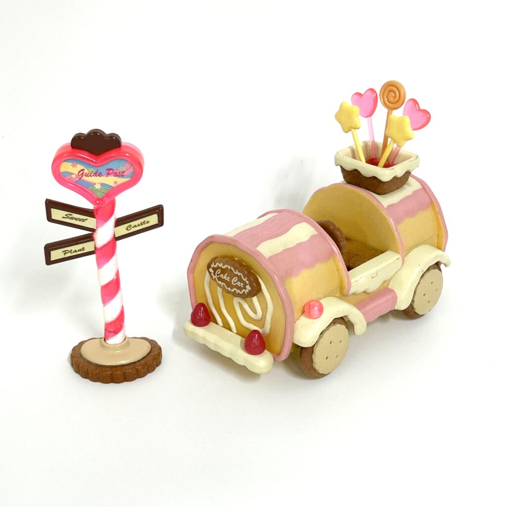 [used] Vintage Misty Forest Cake Car 1997 F-09 Sylvanian Families Calico Critters