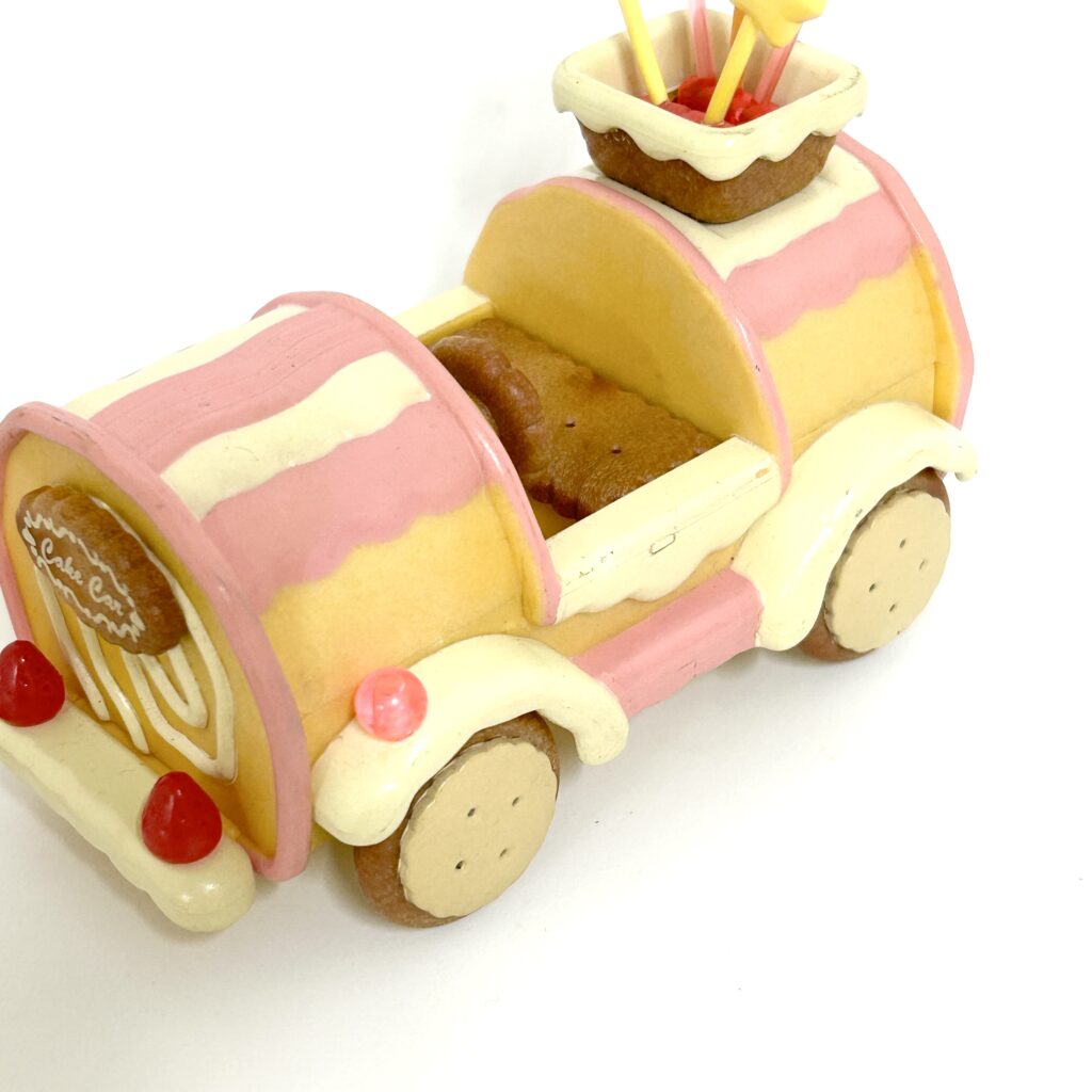 [used] Vintage Misty Forest Cake Car 1997 F-09 Sylvanian Families Calico Critters