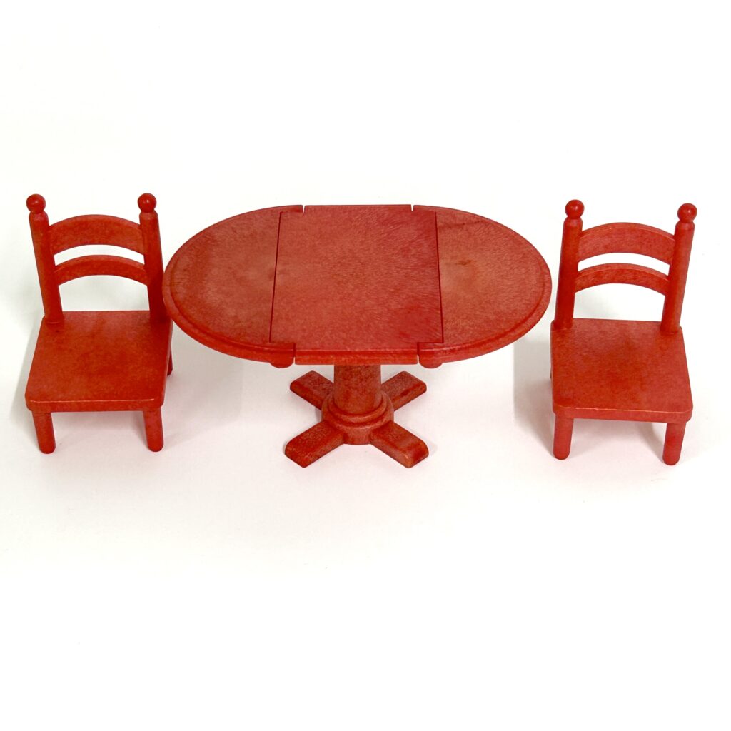 [used] Red Folding Table Set KA-64 Sylvanian Families Calico Critters