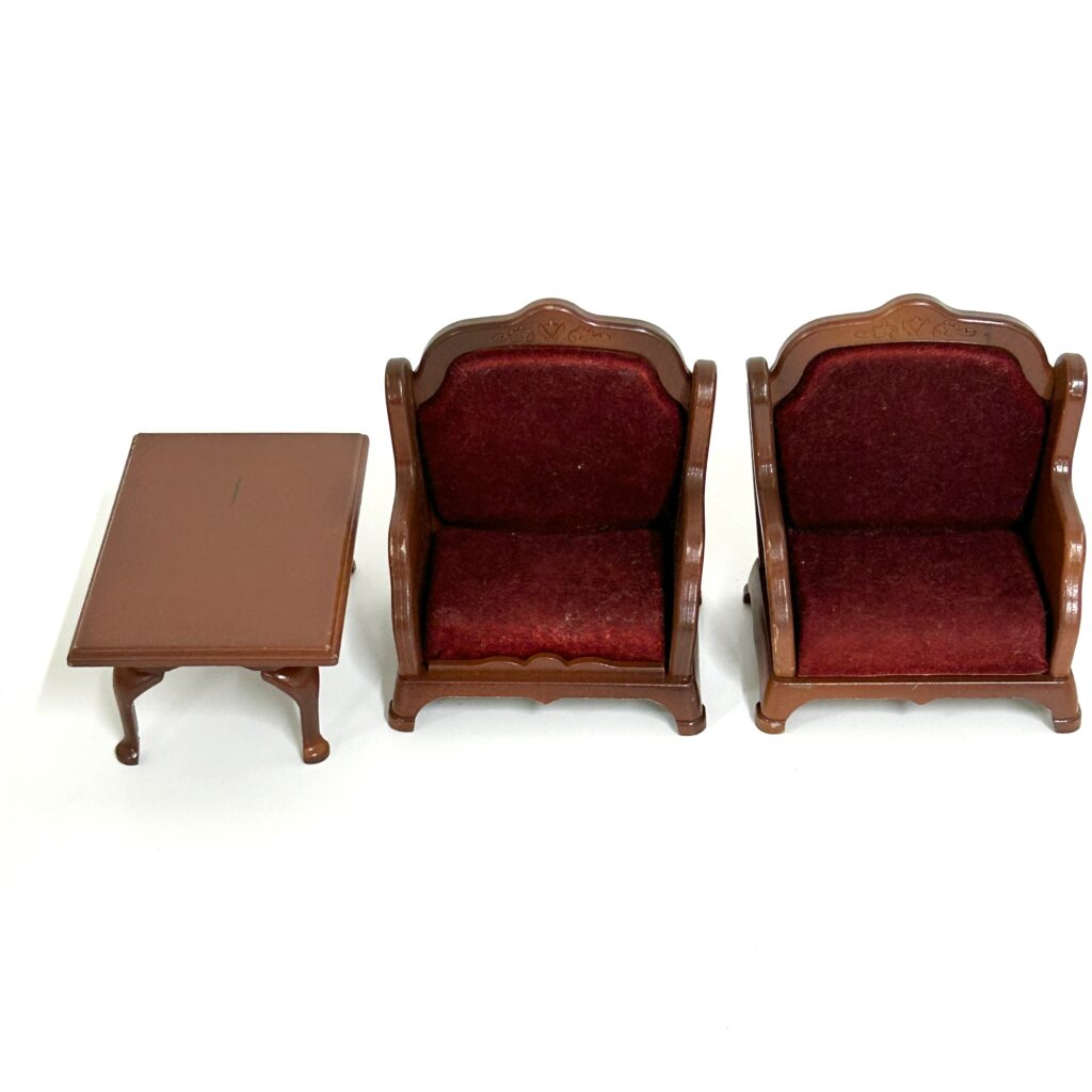 [used] Vintage Urban Life Sofa Reception Room 1987 A-11 Sylvanian Families Calico Critters