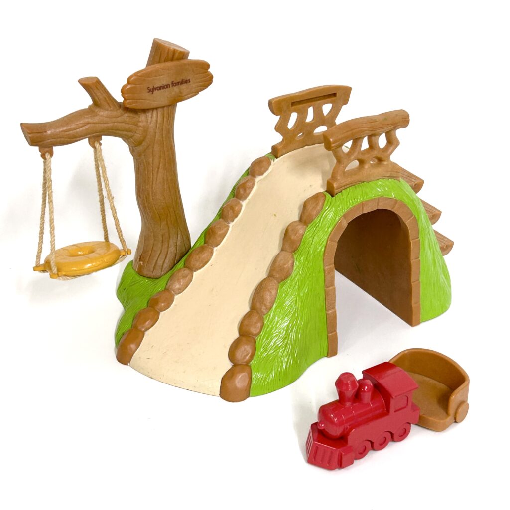[used] Vintage Baby Slide Set 1992 Sylvanian Families Calico Critters