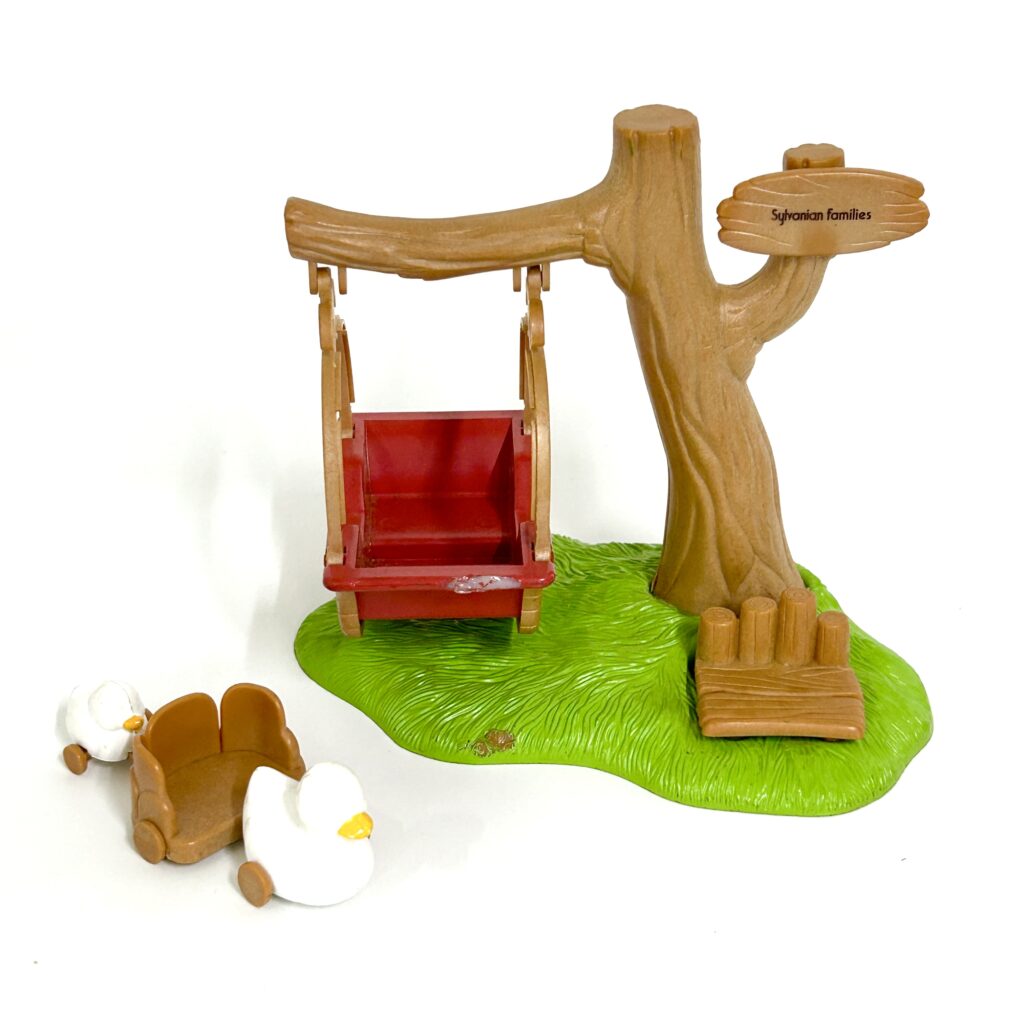 [used] Vintage Baby Swing Set 1993 KO-20 Sylvanian Families Calico Critters