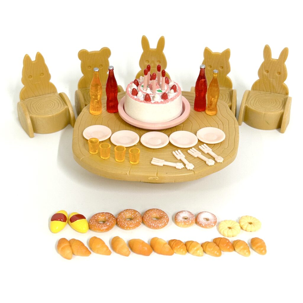 [used] Vintage Babies Party Set KO-29 Sylvanian Families Calico Critters