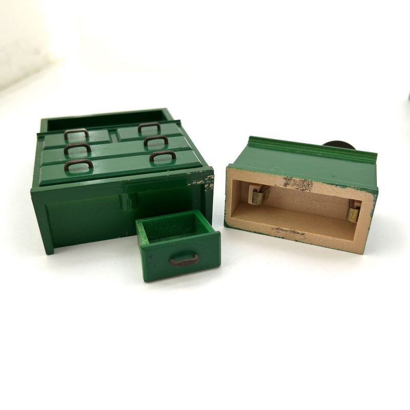 [Used] GREEN FURNITURE SET Epoch Japan Sylvanian Families