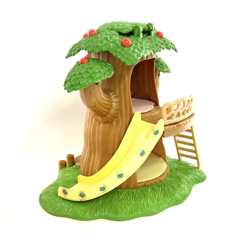 [used] Baby Square Clock Tree House Sylvanian Families Calico Critters