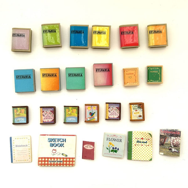 [Used] BOOKS NOTEBOOKS AND MAGAZINE SET Calico Criters Epoch Japan Sylvanian Families