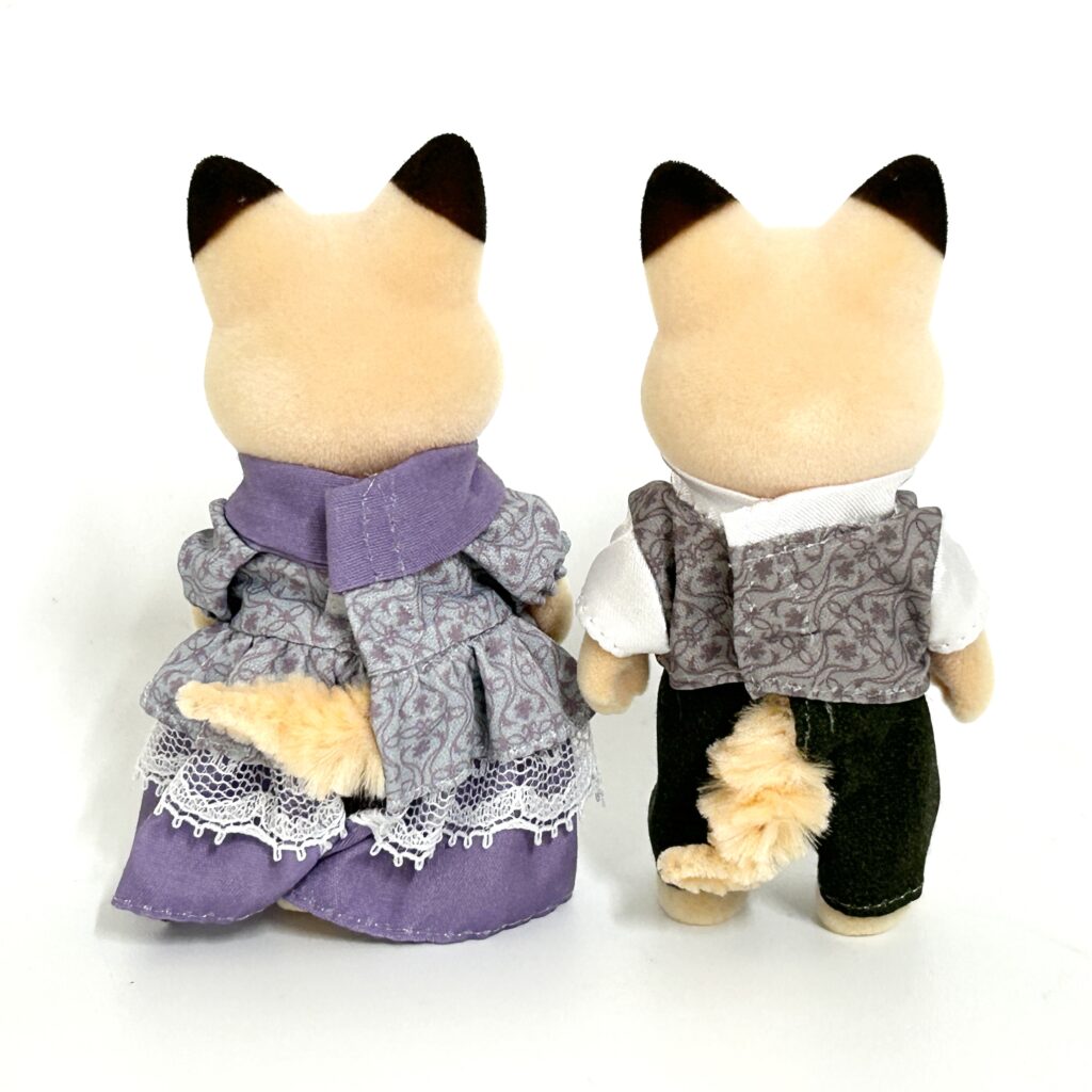 [used] Fox Parents Sylvanian Families Calico Critters