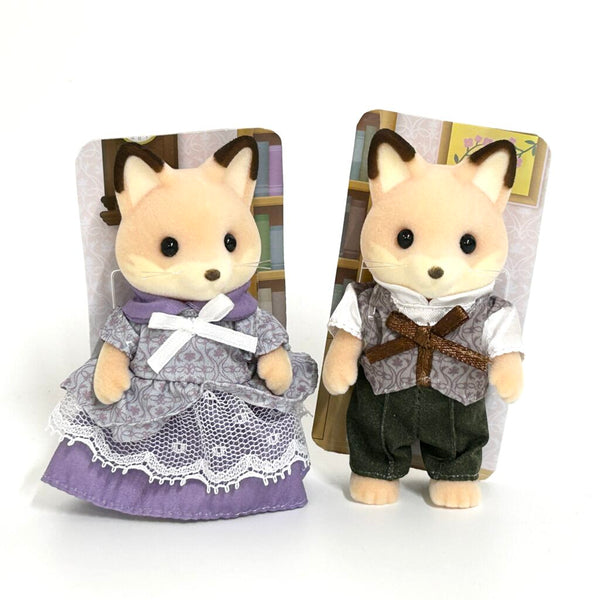 used] Sylvanian Families Fox Parents