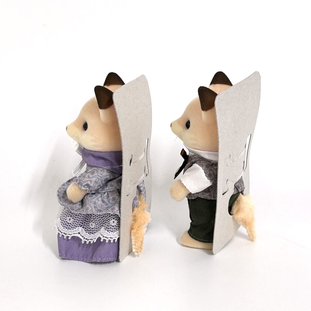 [used] Fox Parents Sylvanian Families Calico Critters