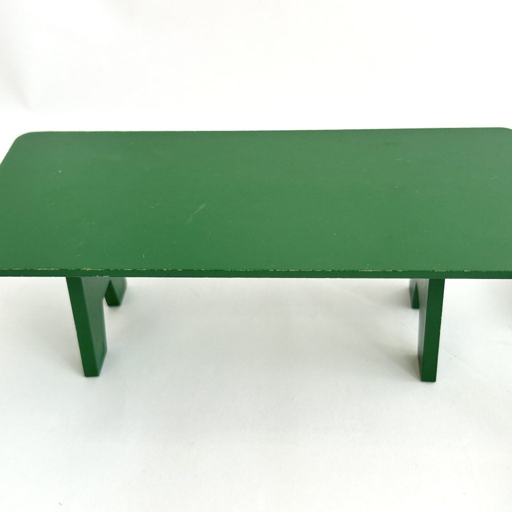 [used] Vintage Green Family Table Sylvanian Families Calico Critters