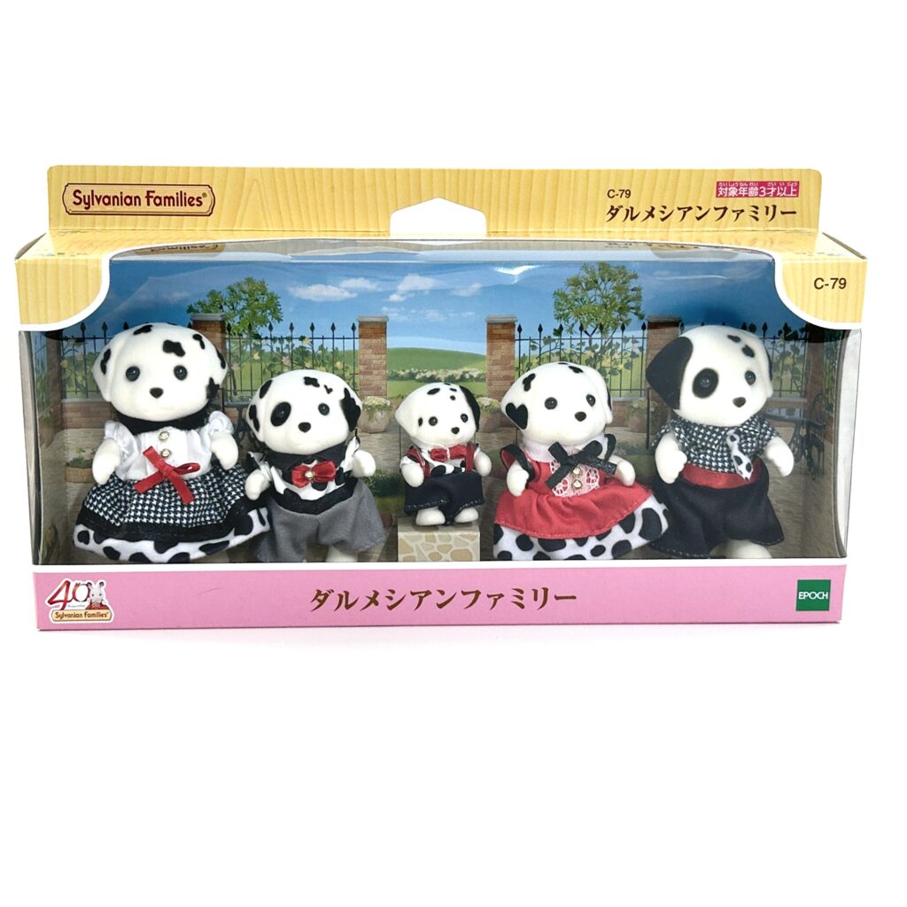 [used] Dalmatian Family 2025 C-79 Sylvanian Families Calico Critters