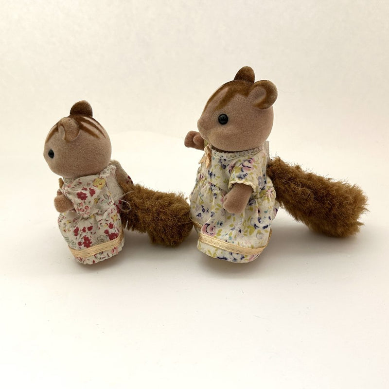 [Used] SQUIRREL GIRL MOTHER SET Calico Criters Epoch Japan Sylvanian Families