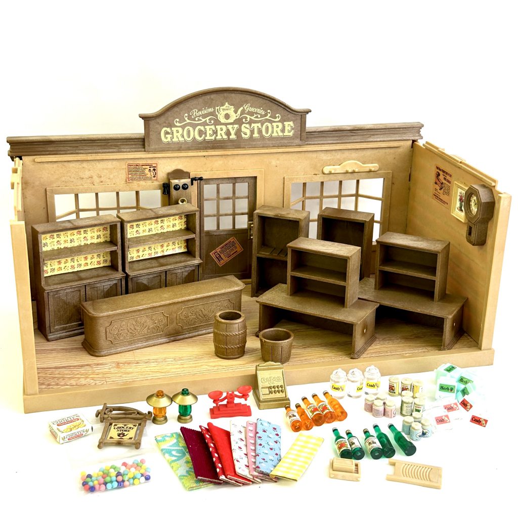[used] Vintage Grocery Shop 1994 HA-17 Sylvanian Families Calico Critters