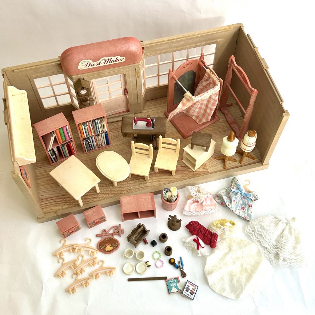 [used] Vintage Dressmaker In The Forest 1994 HA-20 Sylvanian Families Calico Critters