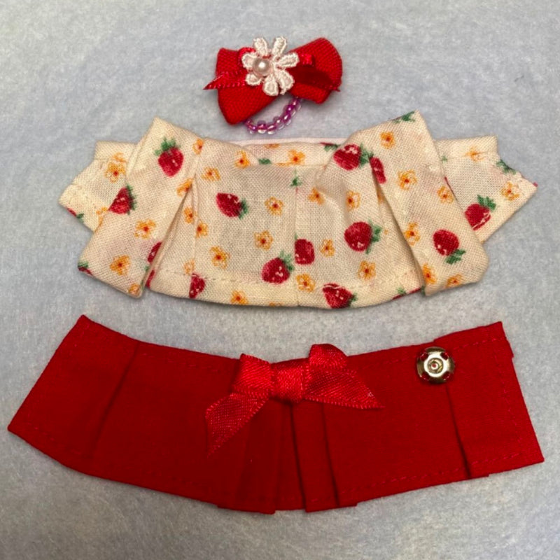 HANDMADE DRESS STRAWBERRY HAKAMA FOR GIRL Does not apply