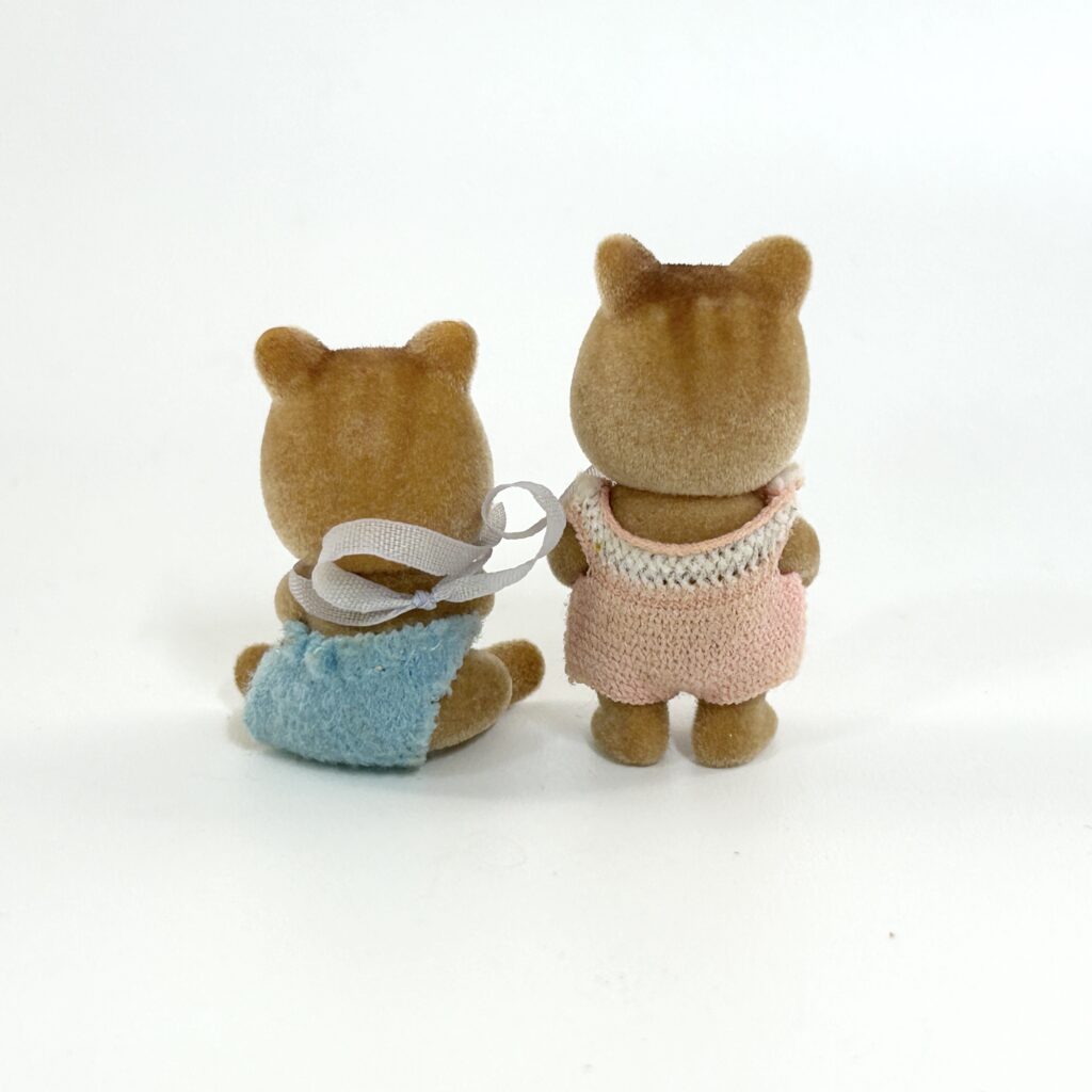 [used] Vintage Squirrel Babies Sylvanian Families Calico Critters