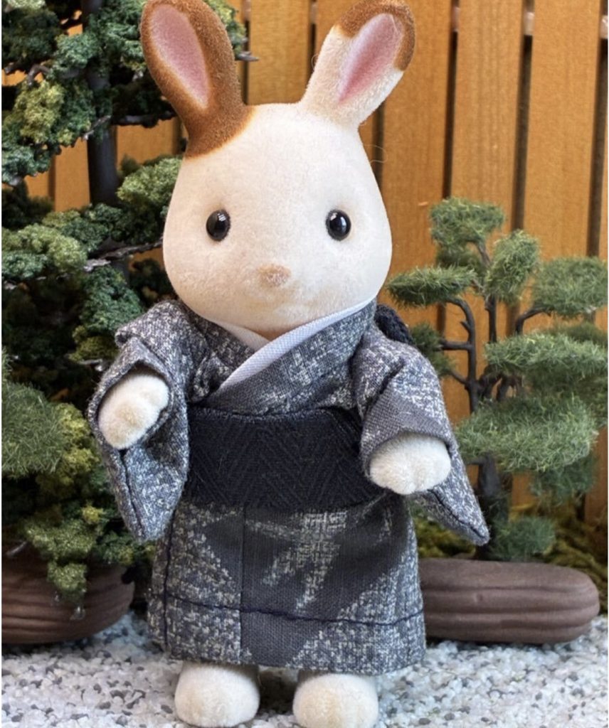 Gray Kimono for Big Brother Handmade