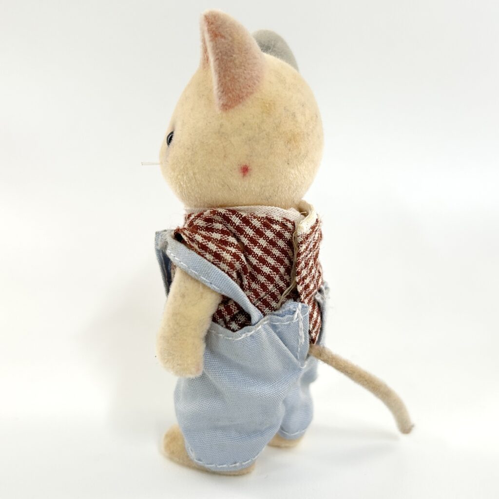[used] Whiskers Spotted Cat Father Baby Sylvanian Families Calico Critters