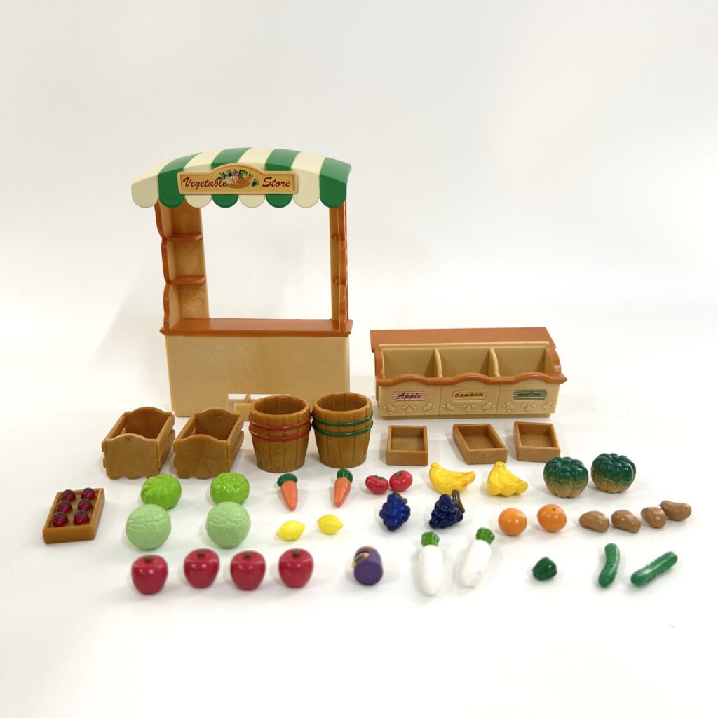 [used] Vintage Vegetable Store 1998 MI-03 Sylvanian Families Calico Critters